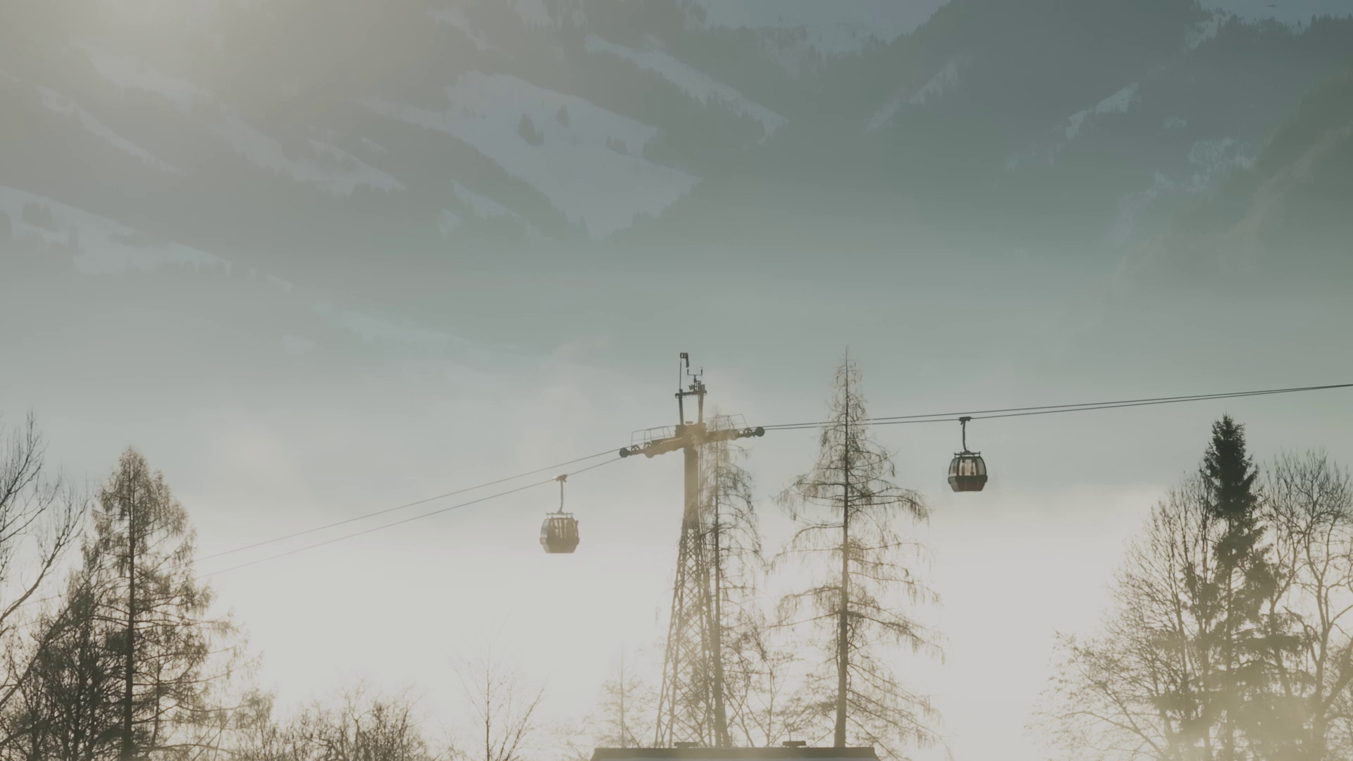 Gondeln im Nebel - Kitzbühel